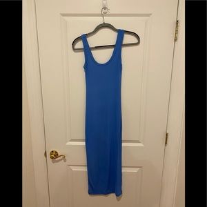 Baby blue basic dress